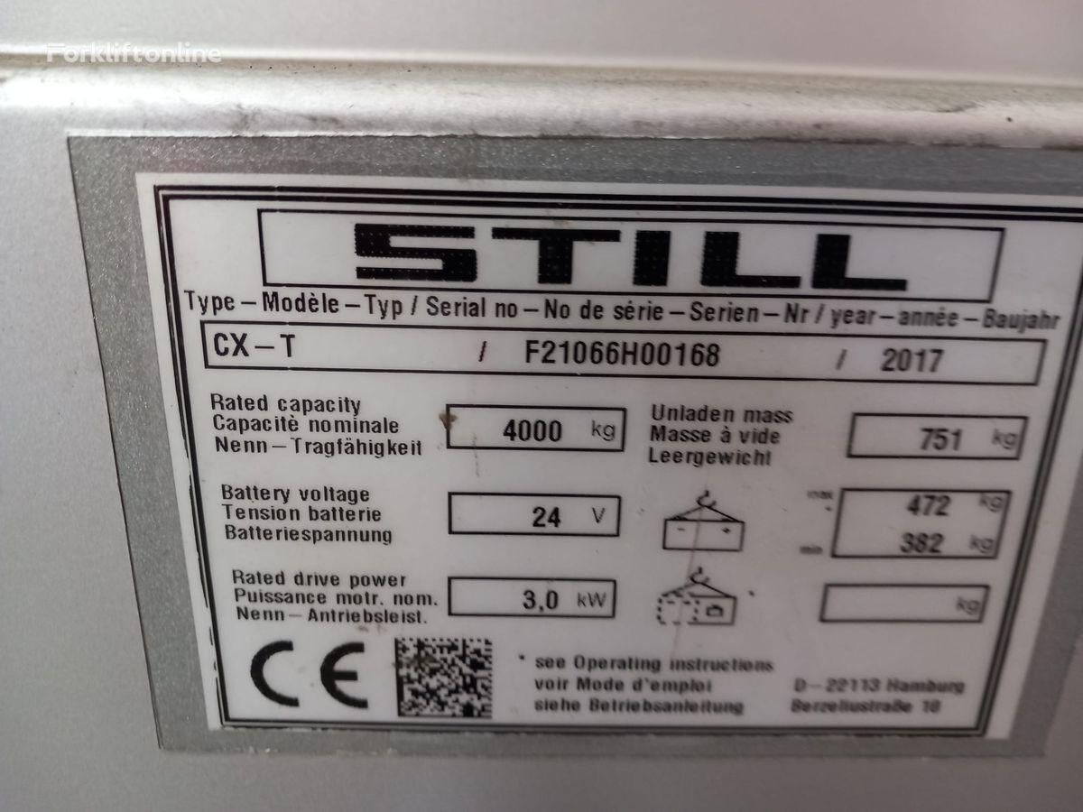 Still CX-T električni tegljač